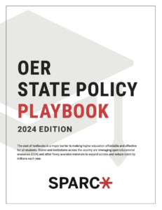 OER state policy playbook cover