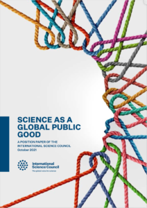cover art for ISC paper Science as a Global Public Good